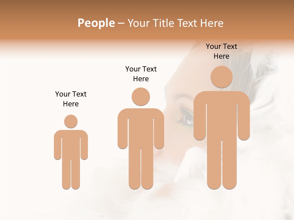 Smiling Face Purity PowerPoint Template