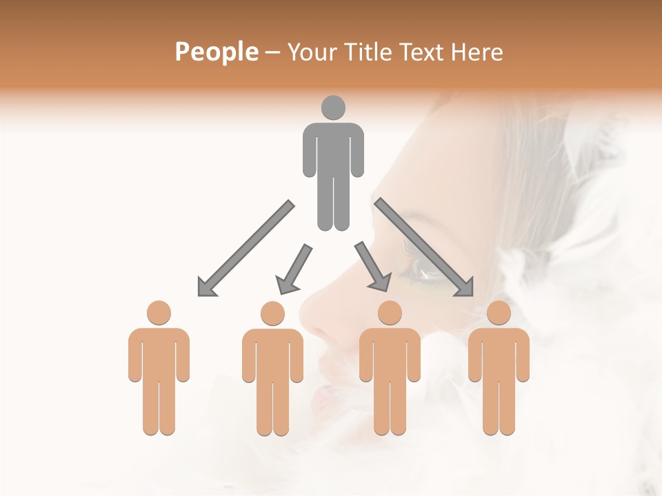 Smiling Face Purity PowerPoint Template