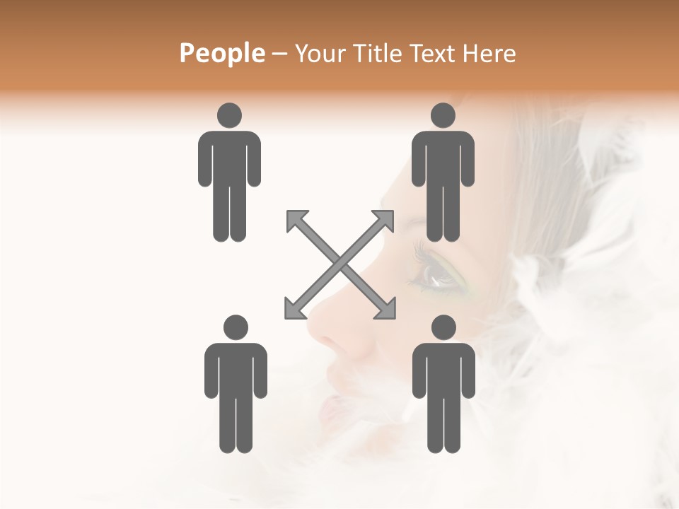 Smiling Face Purity PowerPoint Template
