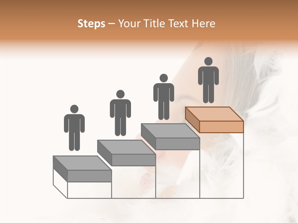 Smiling Face Purity PowerPoint Template