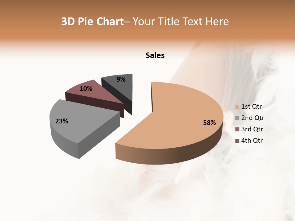 Smiling Face Purity PowerPoint Template