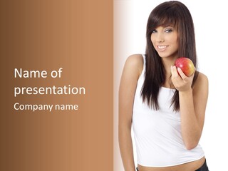 Mouth Vitamins Smile PowerPoint Template