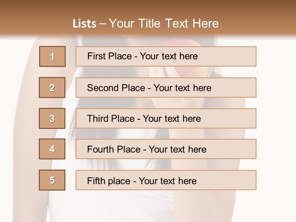 Mouth Vitamins Smile PowerPoint Template