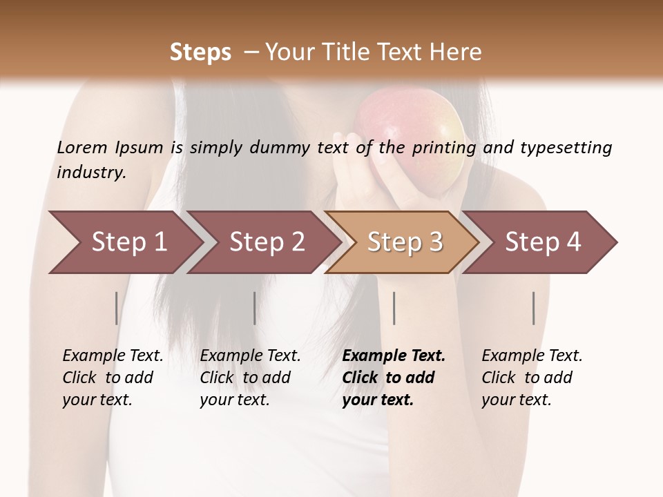 Mouth Vitamins Smile PowerPoint Template