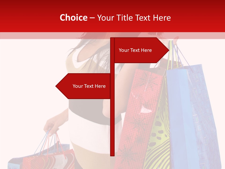 Person White Pretty PowerPoint Template