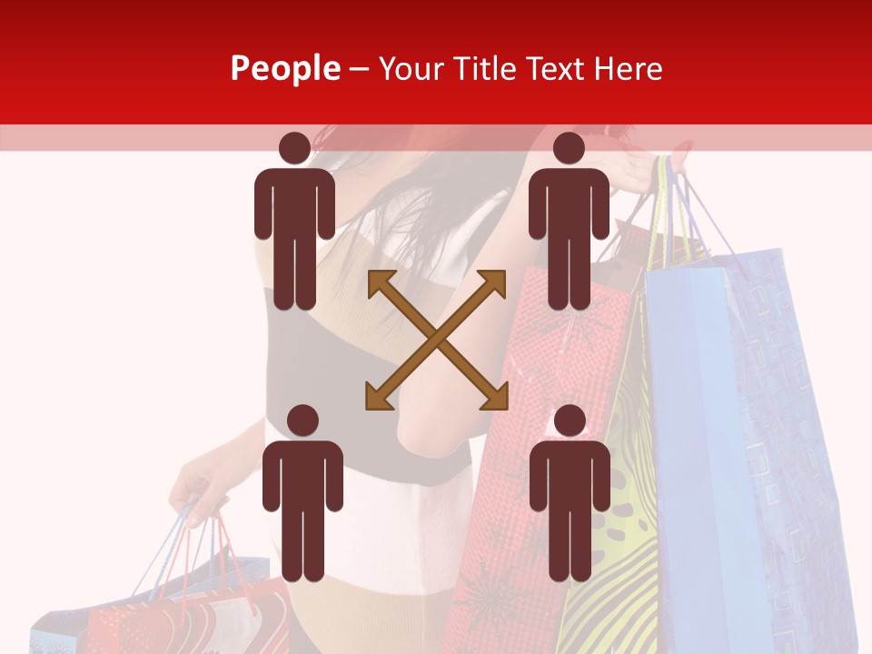Person White Pretty PowerPoint Template