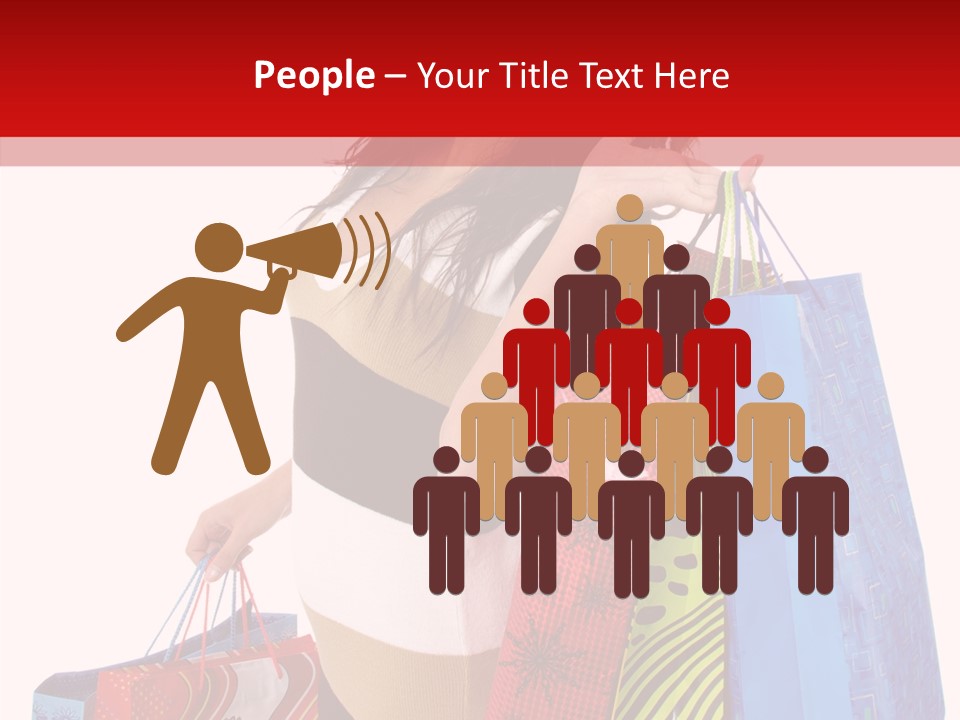 Person White Pretty PowerPoint Template