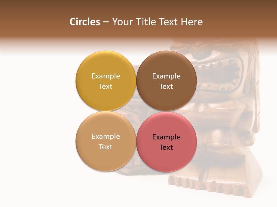 Wooden Pacific Blessing PowerPoint Template