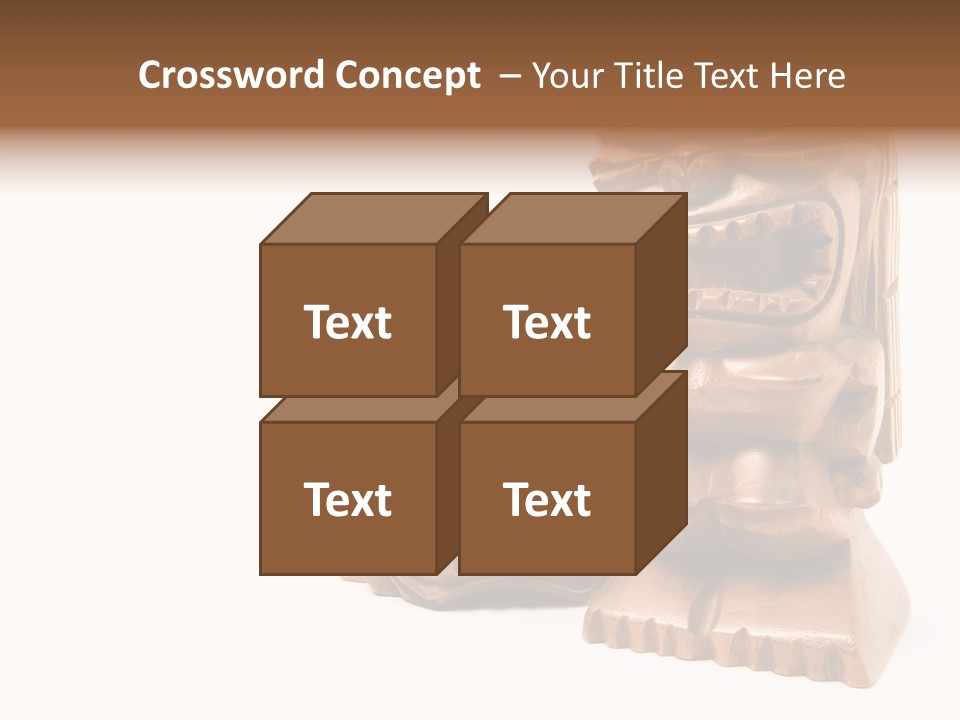 Wooden Pacific Blessing PowerPoint Template