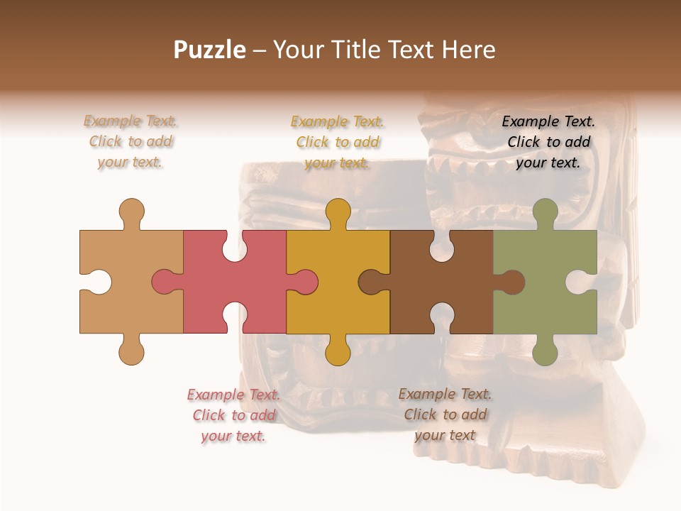 Wooden Pacific Blessing PowerPoint Template