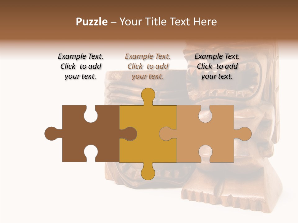 Wooden Pacific Blessing PowerPoint Template