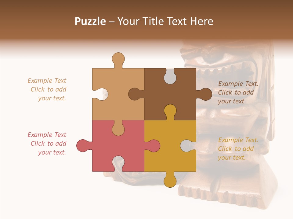 Wooden Pacific Blessing PowerPoint Template