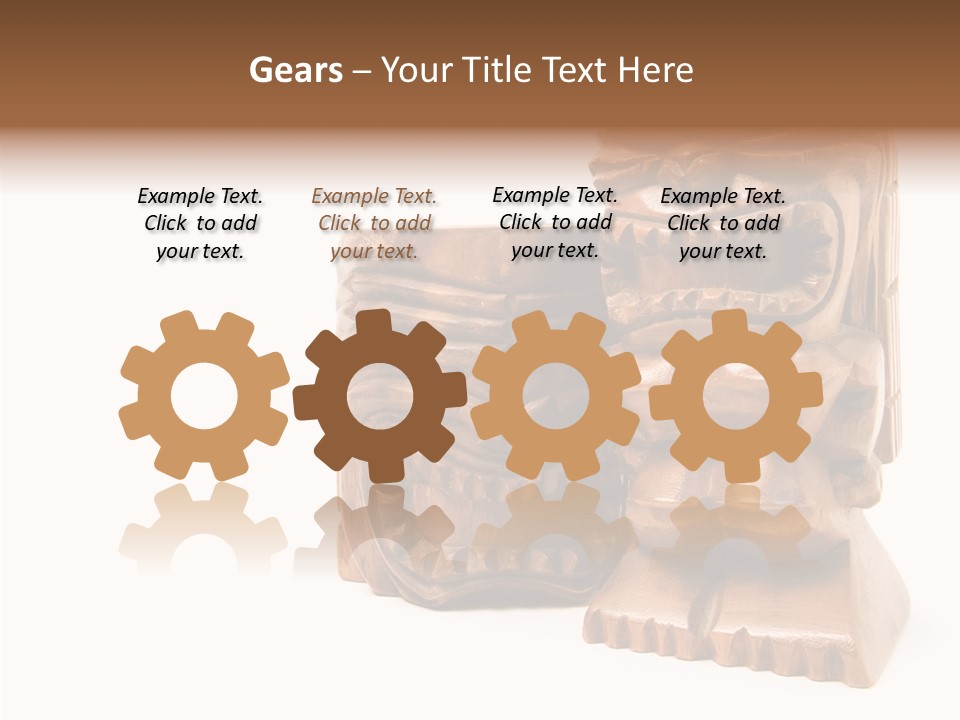 Wooden Pacific Blessing PowerPoint Template