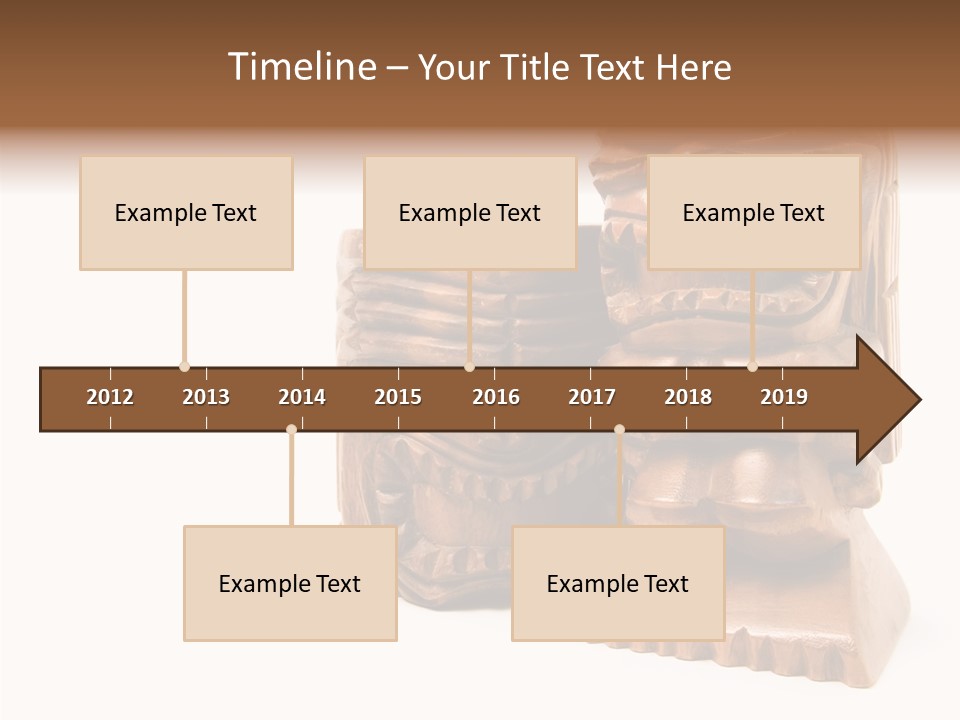 Wooden Pacific Blessing PowerPoint Template