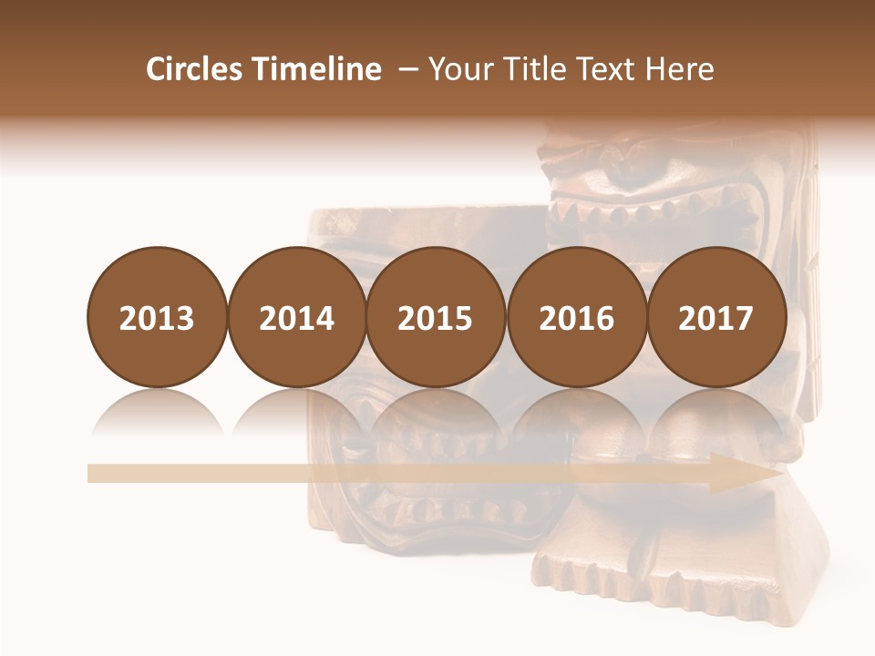 Wooden Pacific Blessing PowerPoint Template