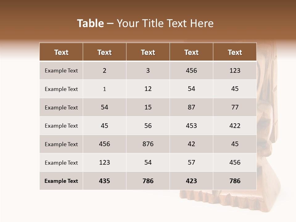 Wooden Pacific Blessing PowerPoint Template