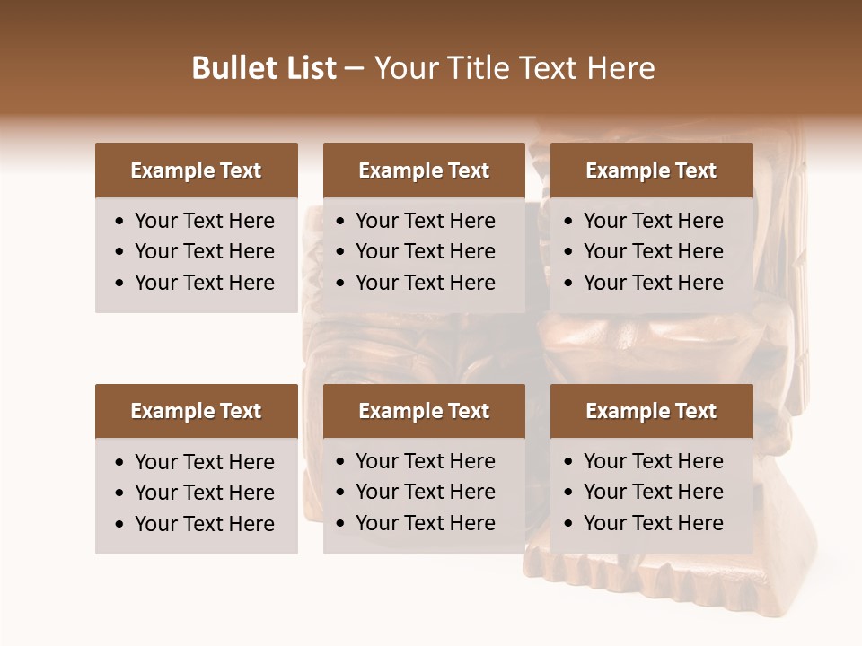 Wooden Pacific Blessing PowerPoint Template