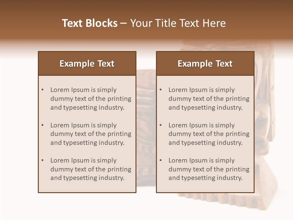 Wooden Pacific Blessing PowerPoint Template