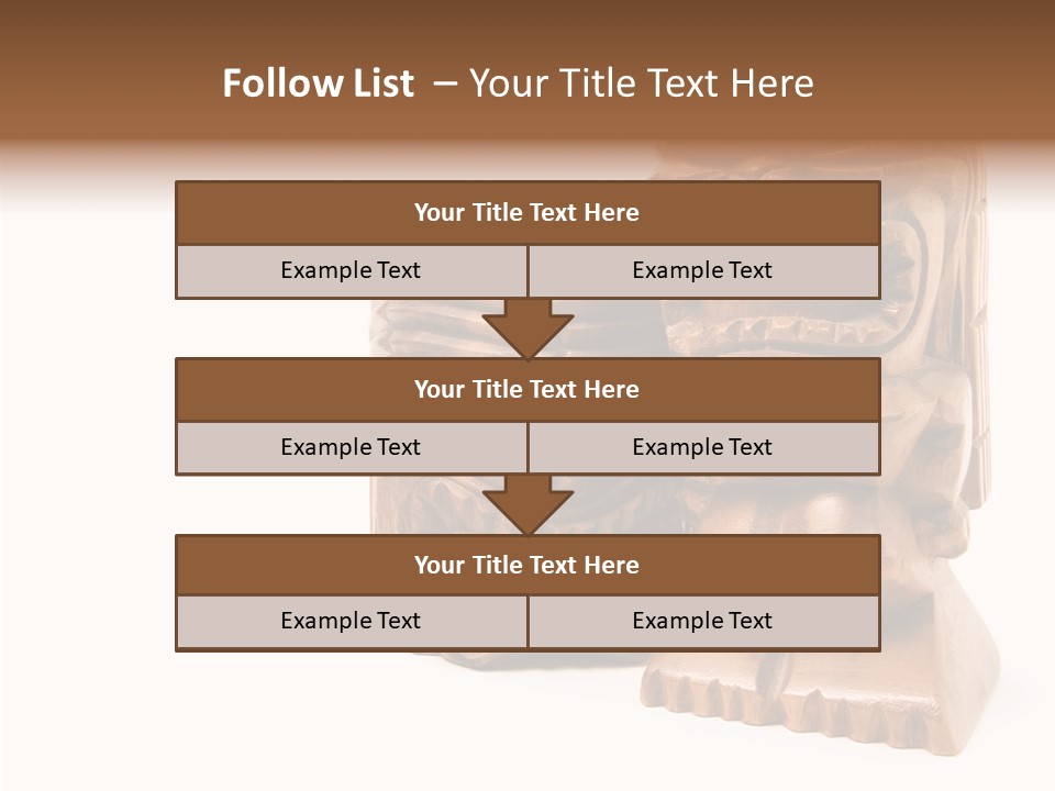 Wooden Pacific Blessing PowerPoint Template