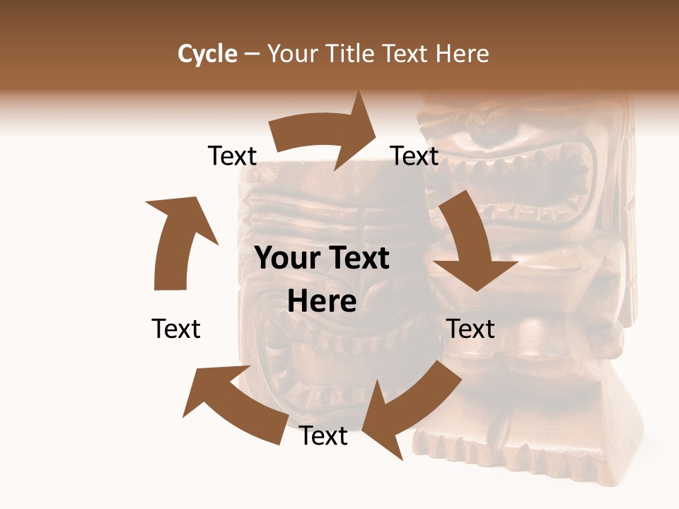 Wooden Pacific Blessing PowerPoint Template