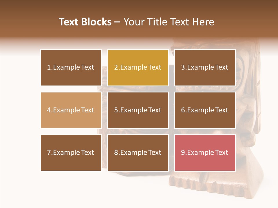 Wooden Pacific Blessing PowerPoint Template