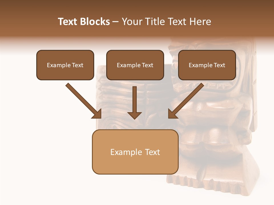 Wooden Pacific Blessing PowerPoint Template