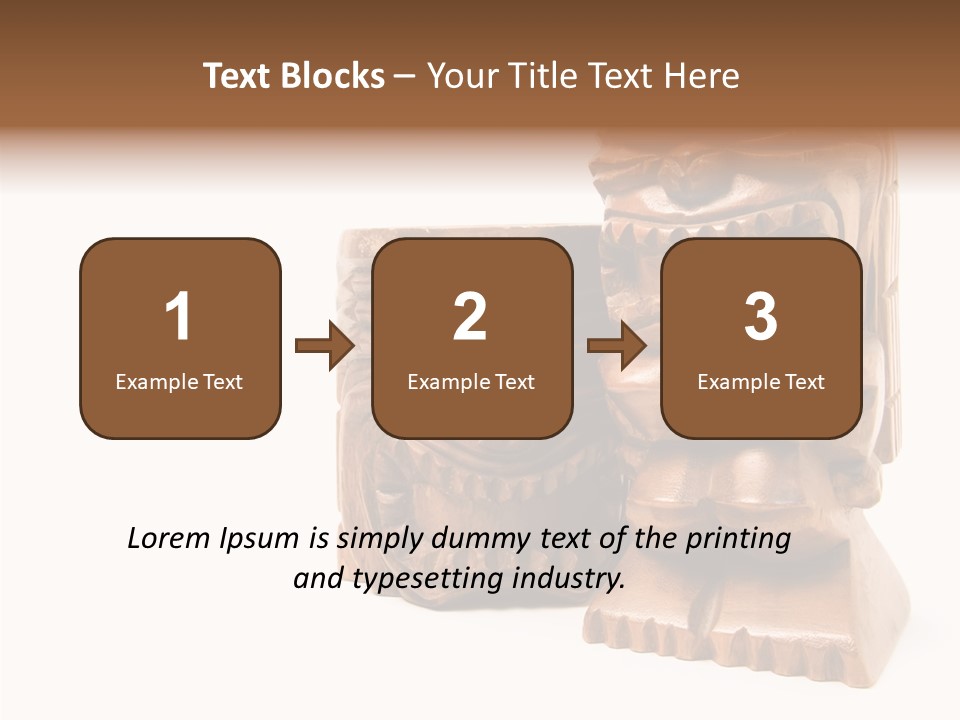 Wooden Pacific Blessing PowerPoint Template