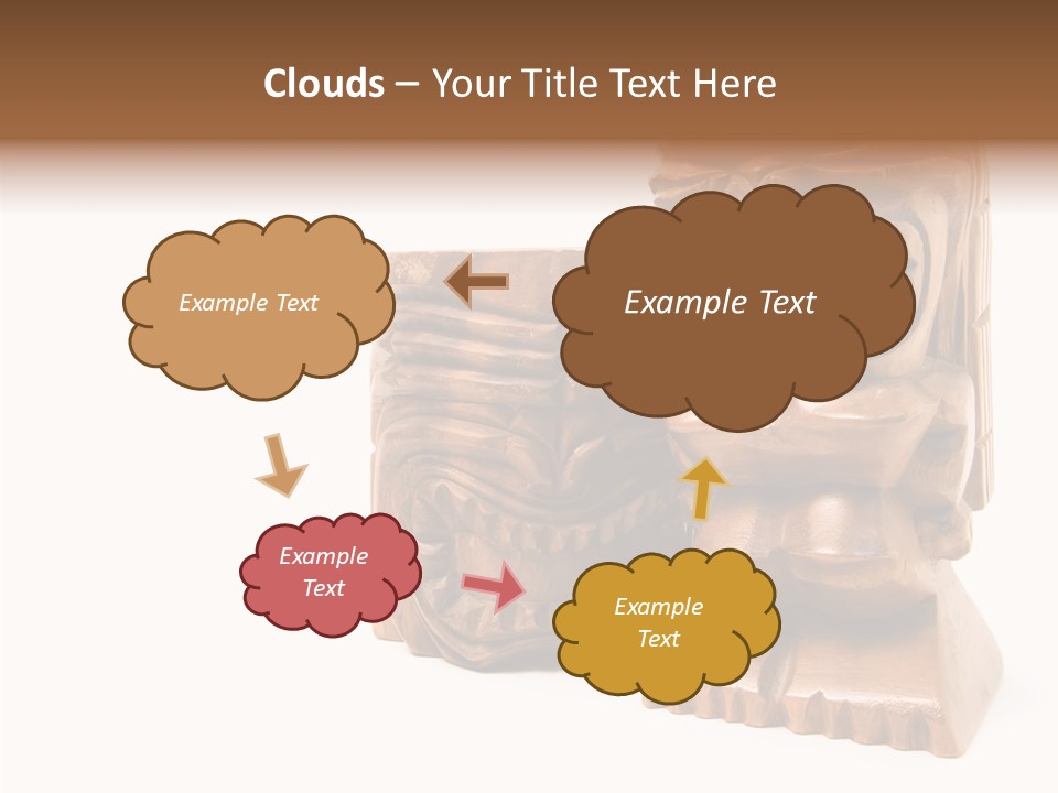 Wooden Pacific Blessing PowerPoint Template