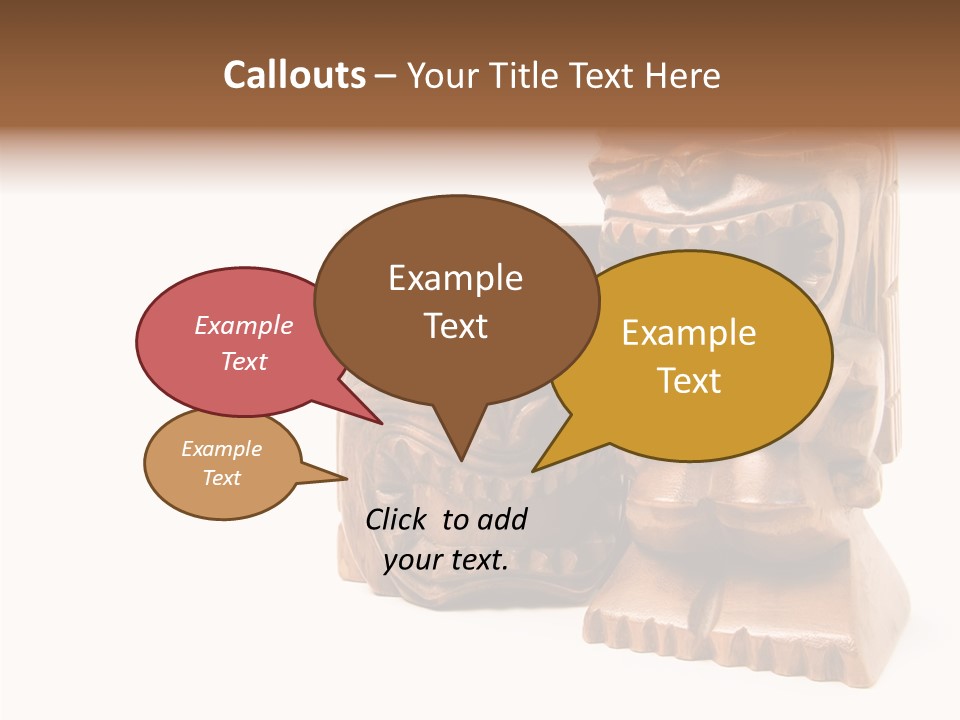 Wooden Pacific Blessing PowerPoint Template