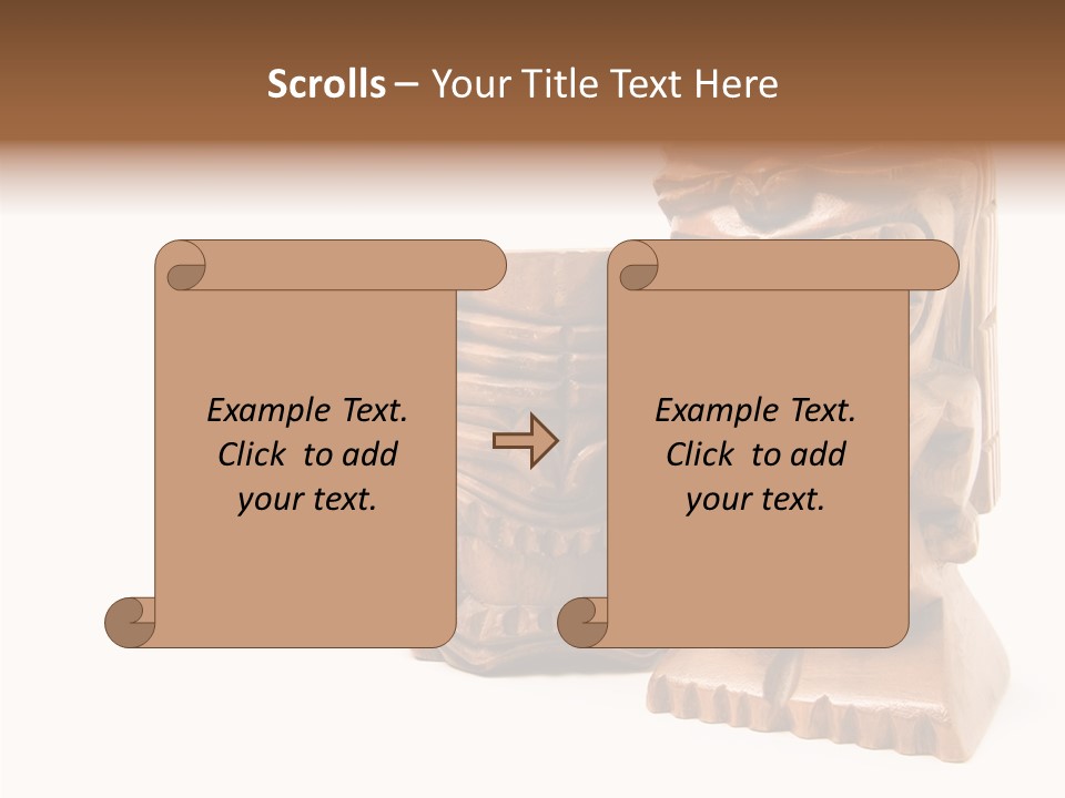 Wooden Pacific Blessing PowerPoint Template