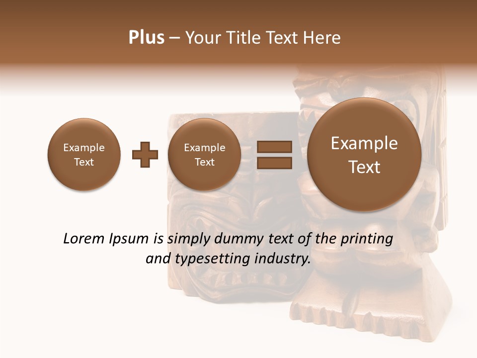 Wooden Pacific Blessing PowerPoint Template