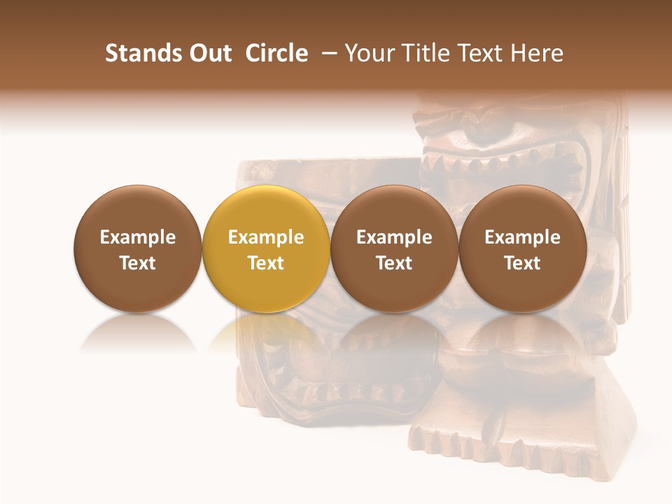 Wooden Pacific Blessing PowerPoint Template