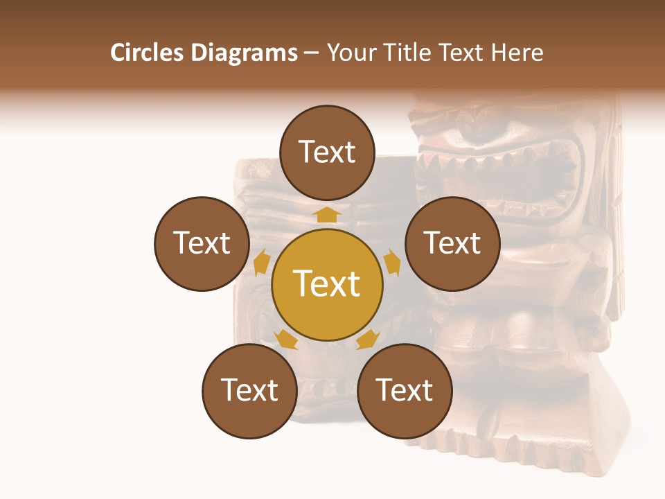 Wooden Pacific Blessing PowerPoint Template