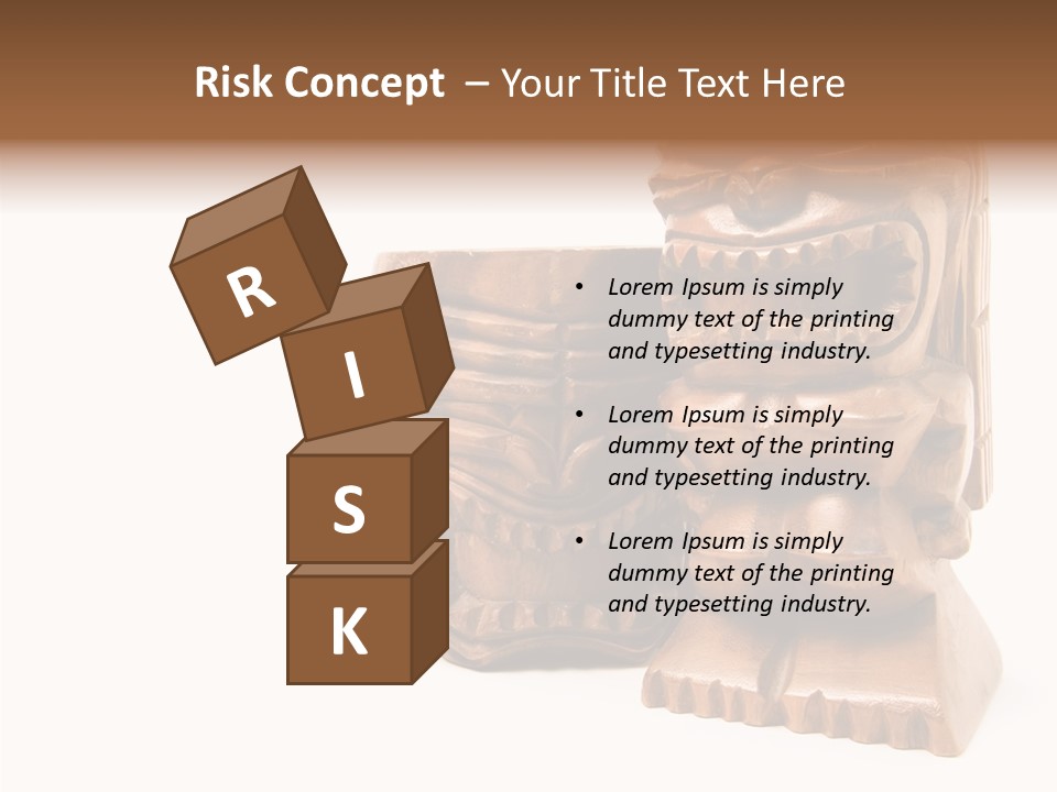 Wooden Pacific Blessing PowerPoint Template