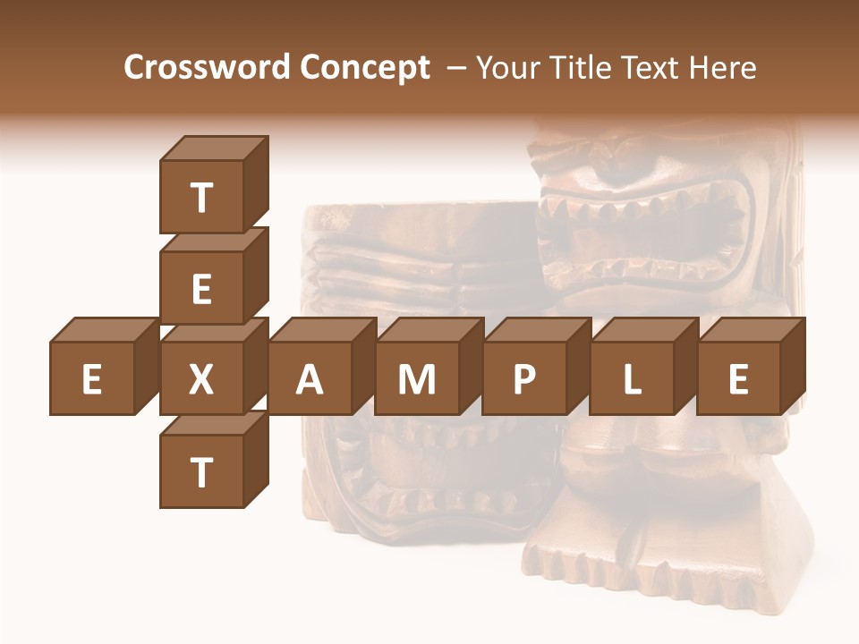 Wooden Pacific Blessing PowerPoint Template