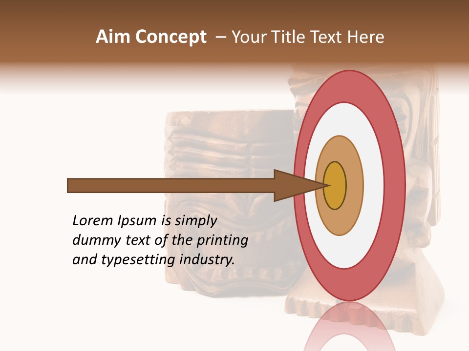 Wooden Pacific Blessing PowerPoint Template