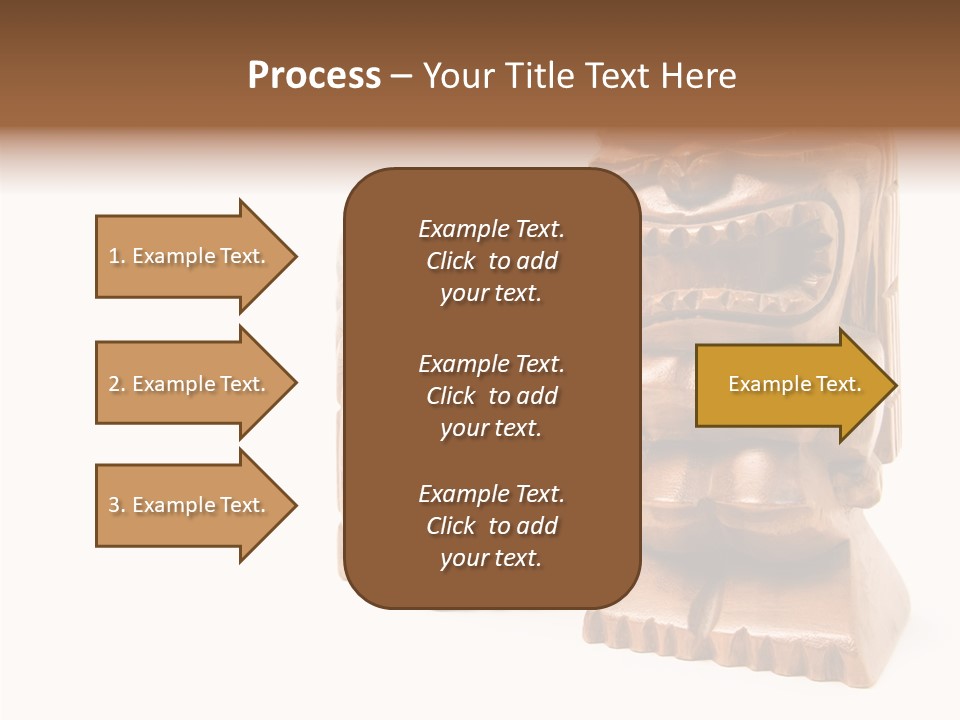 Wooden Pacific Blessing PowerPoint Template