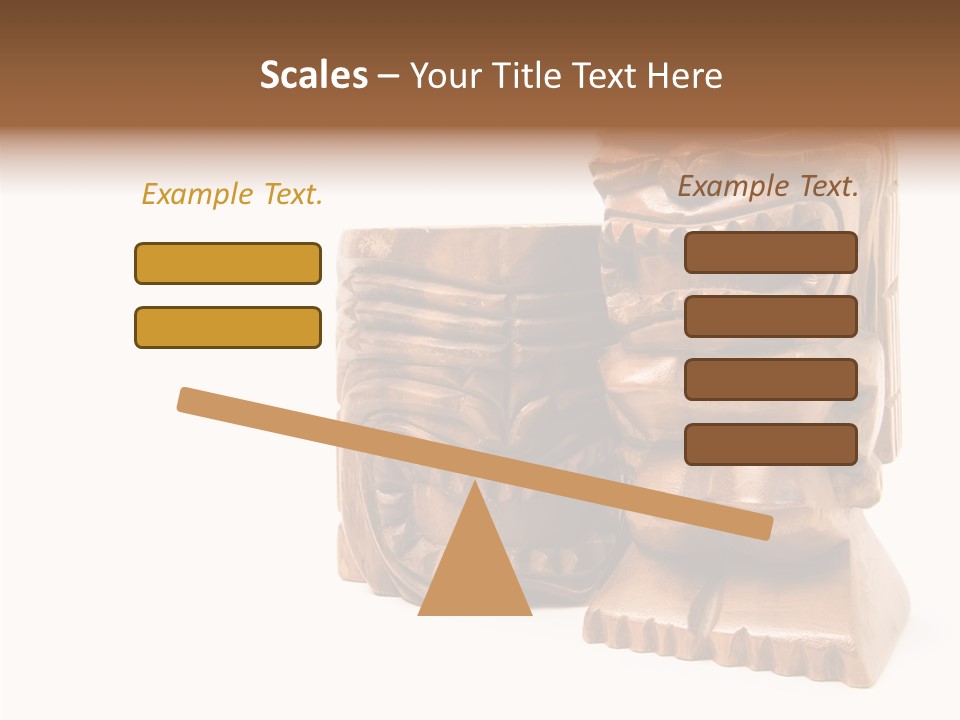 Wooden Pacific Blessing PowerPoint Template
