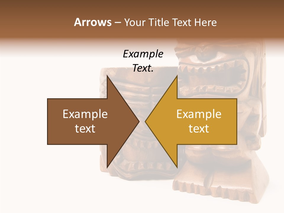 Wooden Pacific Blessing PowerPoint Template