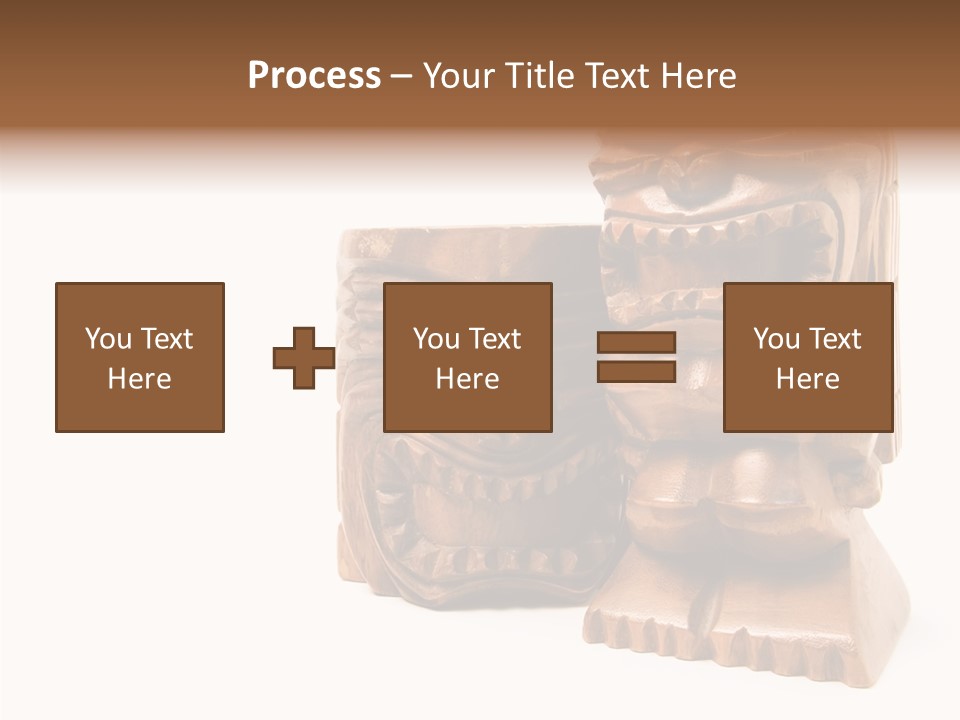 Wooden Pacific Blessing PowerPoint Template