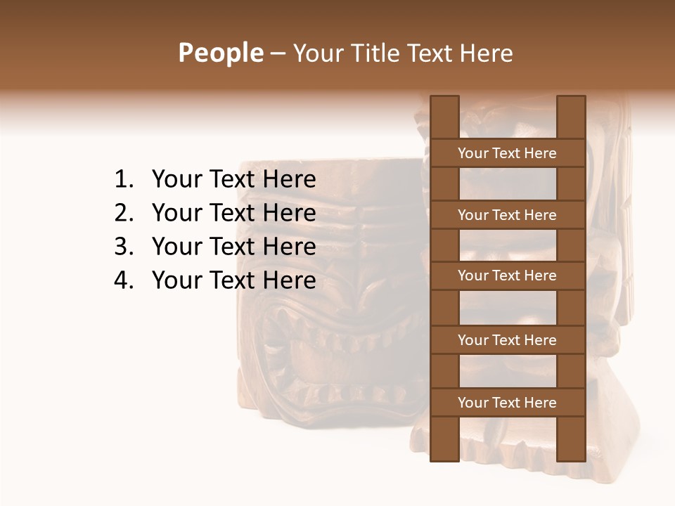 Wooden Pacific Blessing PowerPoint Template
