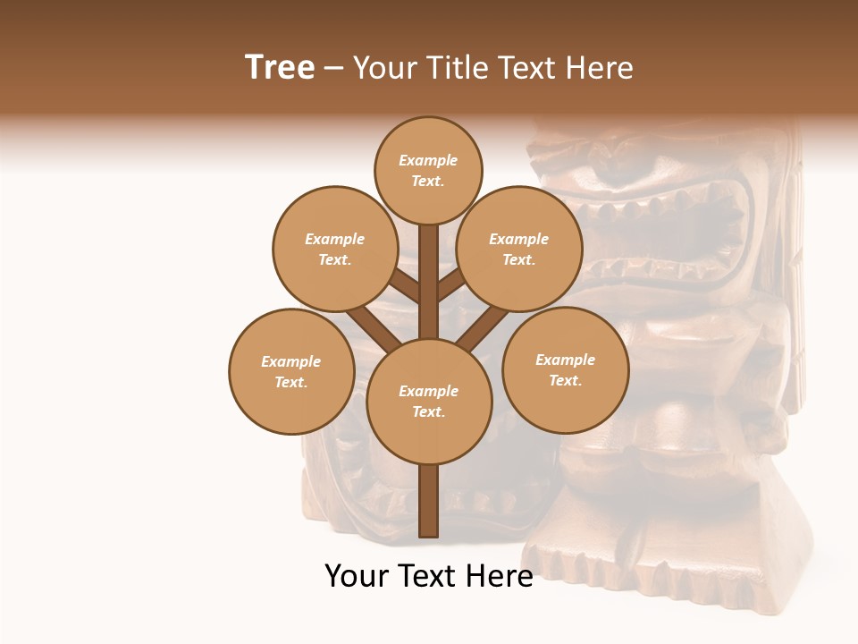 Wooden Pacific Blessing PowerPoint Template