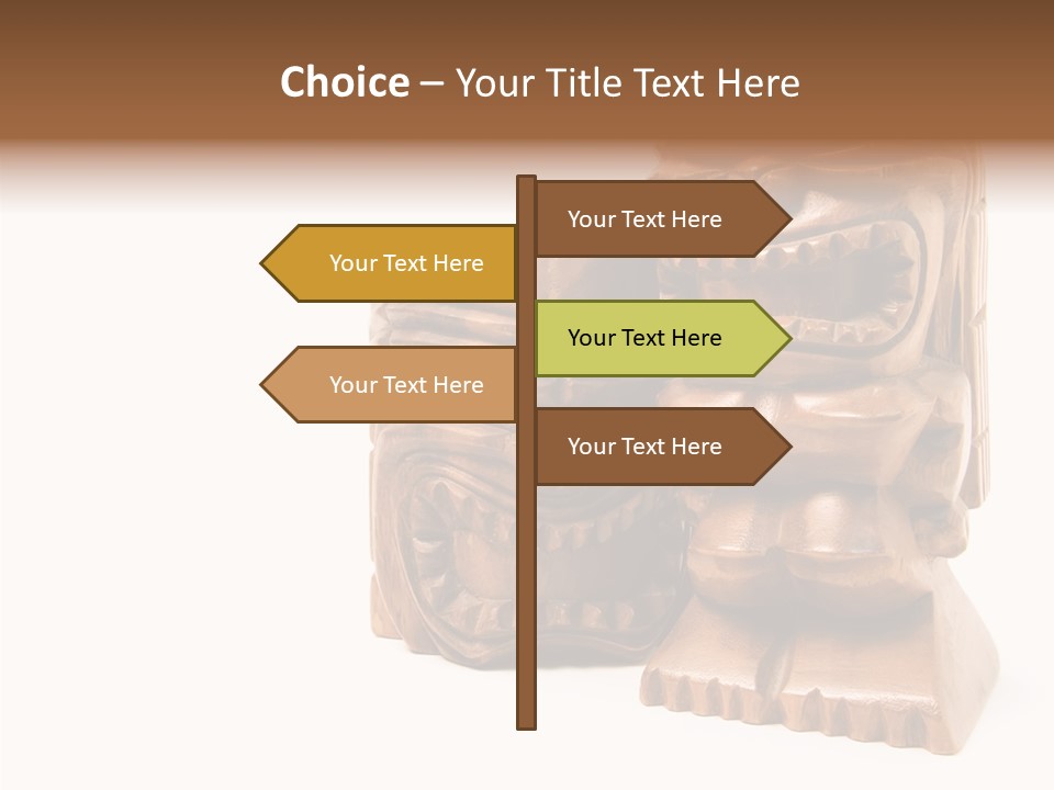 Wooden Pacific Blessing PowerPoint Template