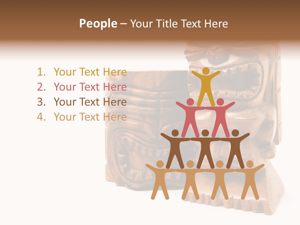 Wooden Pacific Blessing PowerPoint Template