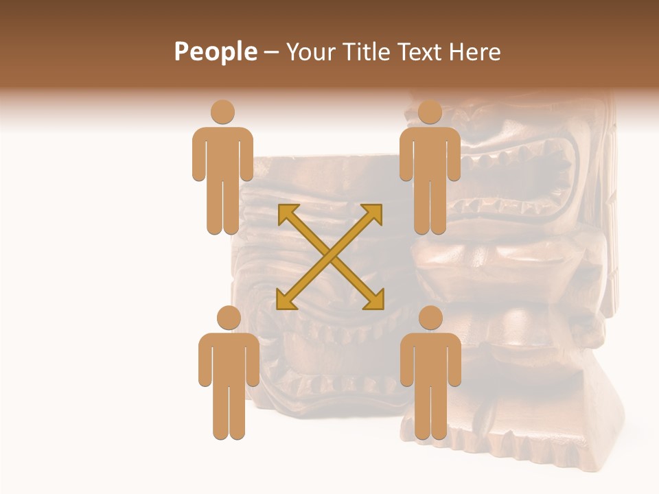 Wooden Pacific Blessing PowerPoint Template