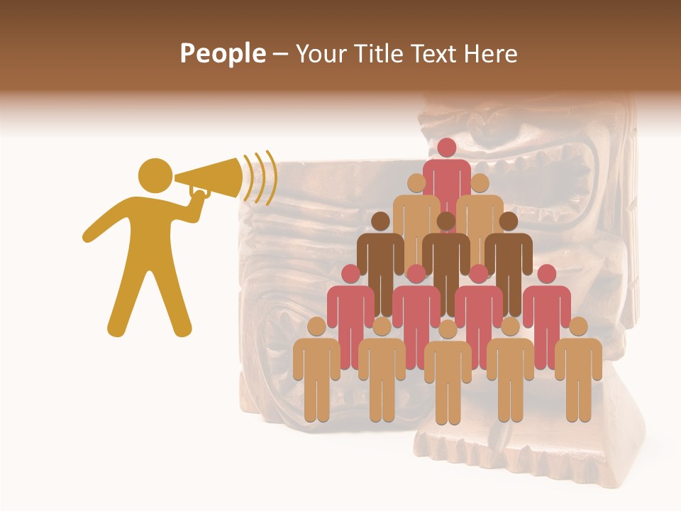 Wooden Pacific Blessing PowerPoint Template