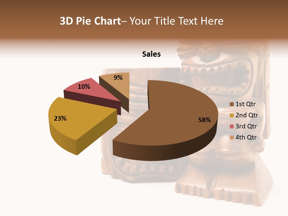 Wooden Pacific Blessing PowerPoint Template