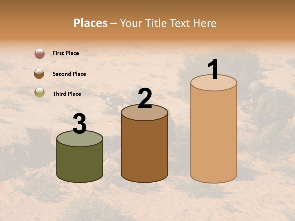 Arab Injure East PowerPoint Template