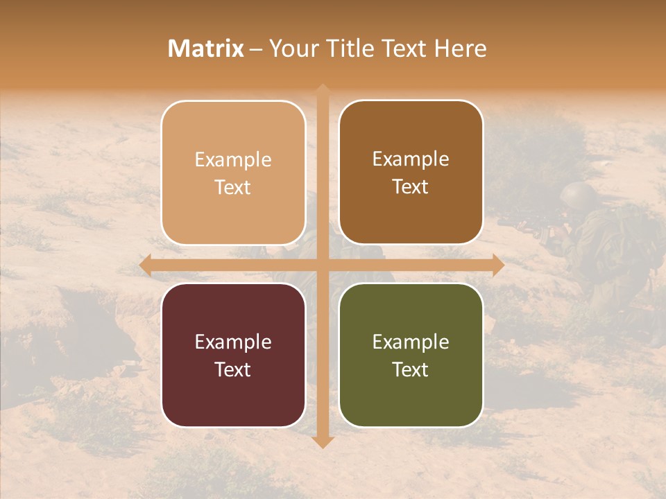 Arab Injure East PowerPoint Template