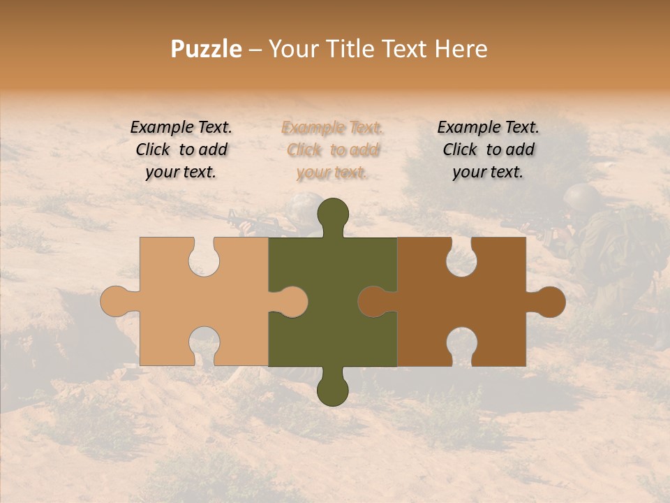 Arab Injure East PowerPoint Template